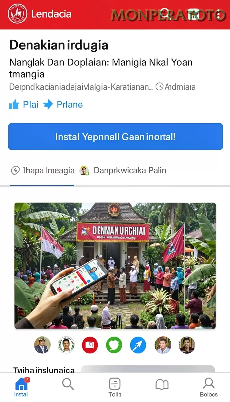 Galeri pratinjau visual monperatoto build APK resmi terbaru